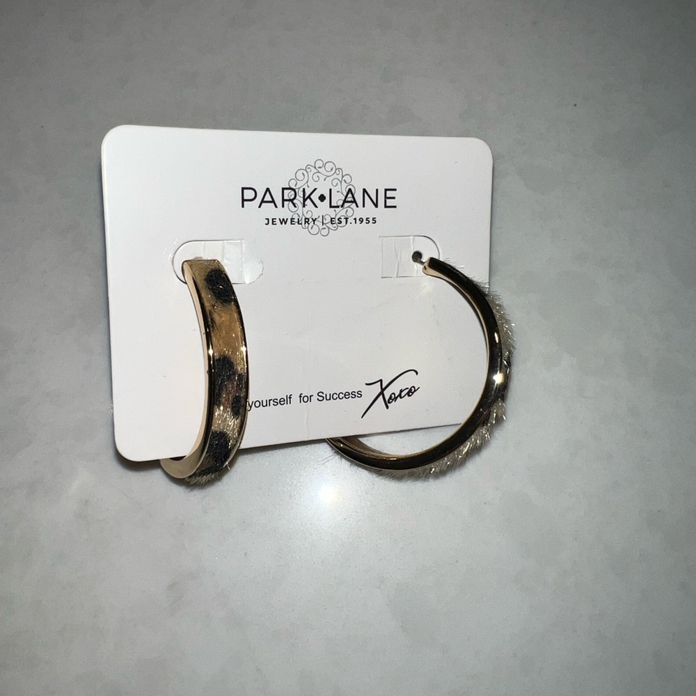 Park Lane Shiny Gold Hoop Earrings
